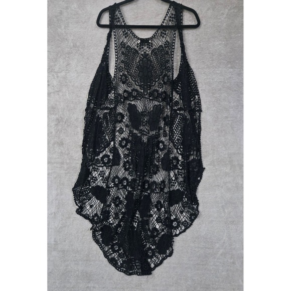 Rachel & Skye Jackets & Blazers - Rachel & Skye Crochet Duster Small Layering Boho Festival Hippie Fairy Grunge